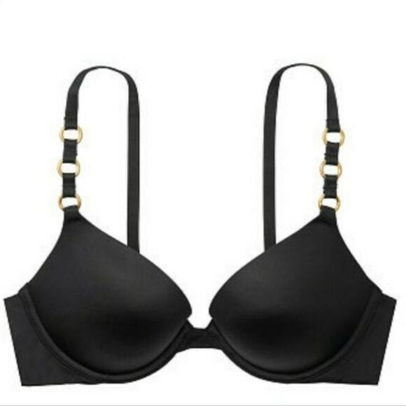 Victoria's Secret Very Sexy Luxe Push-Up Bra- Black - Picture 2 of 4